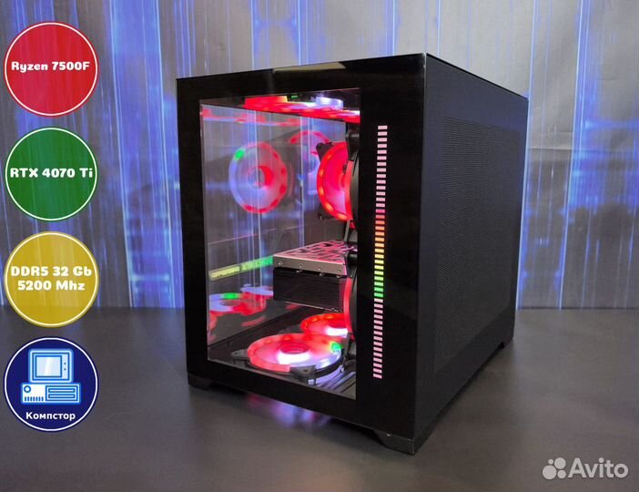 Системный блок AMD7500F-RTX4070Ti-32DDR5-QEV47-B650