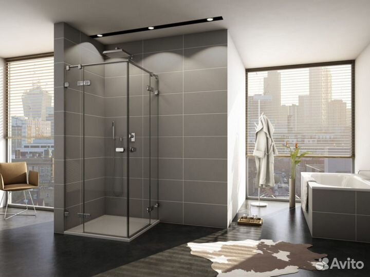 Душевая кабина в ванной