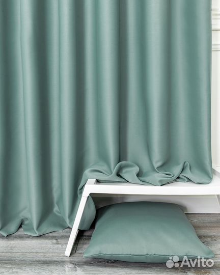Шторы блэкаут Марсель Мята