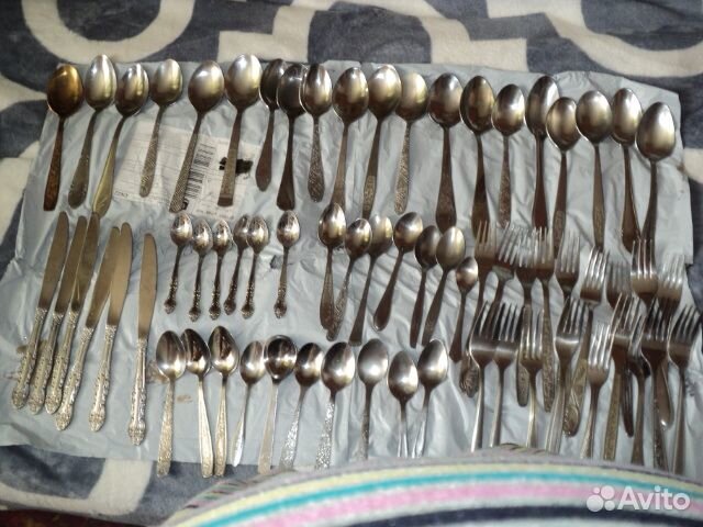 Ложки вилки СССР б-у