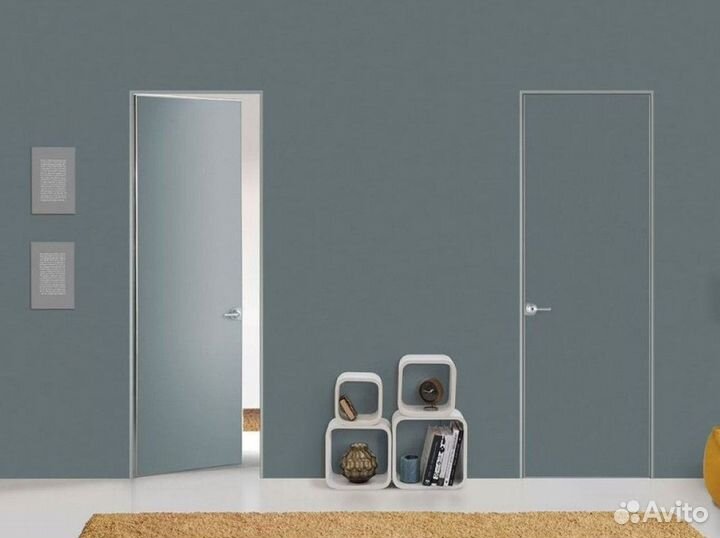 Двери скрытые межкомнатные под отделку