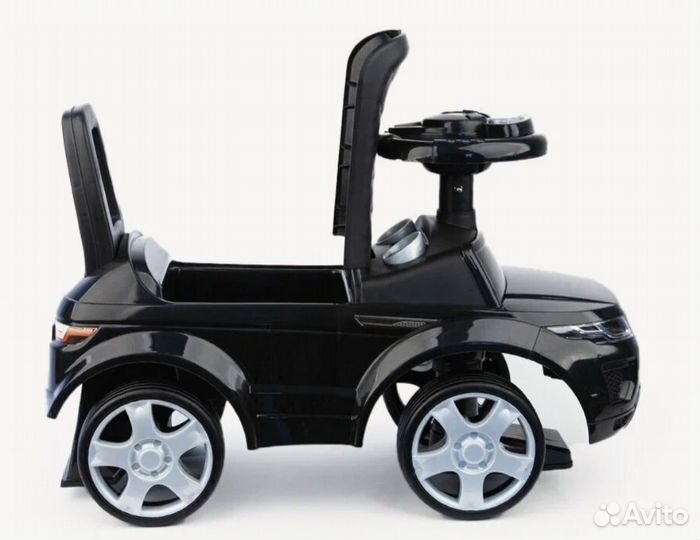 Машинка-каталка новая чёрная