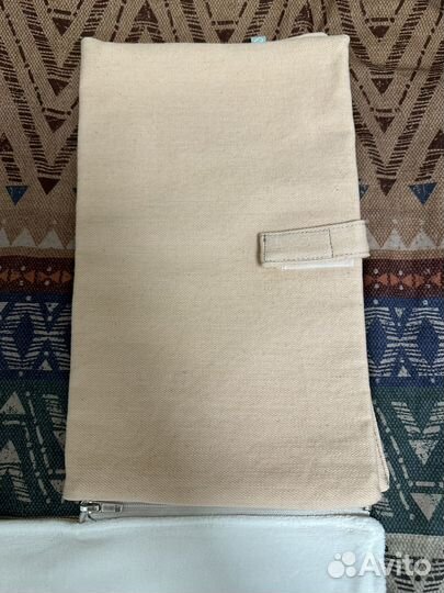 Джинсовый пеленальный коврик