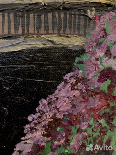 Картина маслом на холсте «Перпиньян. Франция»