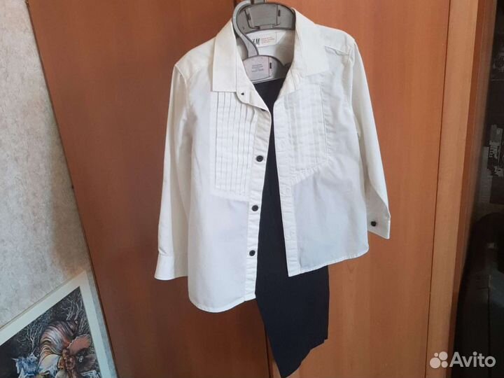 Брючки+рубашка на мальчика