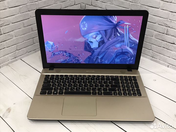 Мощный ноутбук Asus 4ядра/4gb/SSD/гарантия