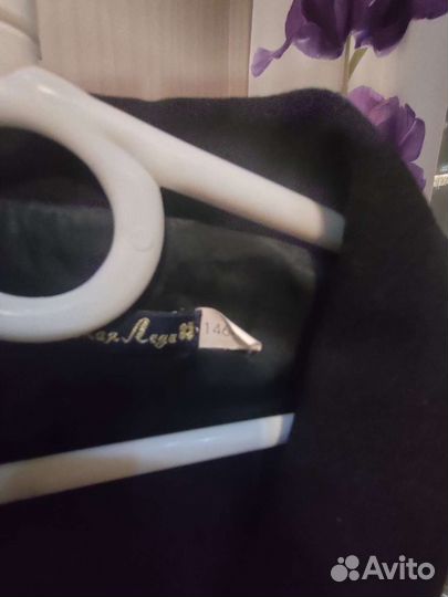 Жилет черный Маленькая леди 140 146