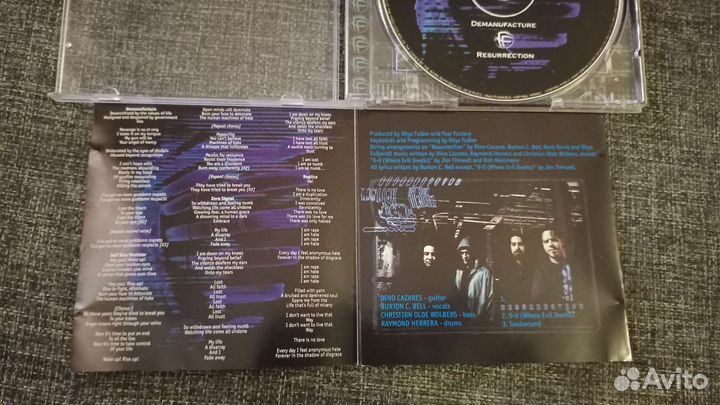 CD диск Fear Factory