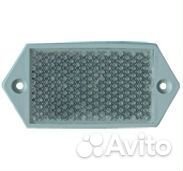 Светоотражатель прямоугольный белый (UP-40 белый