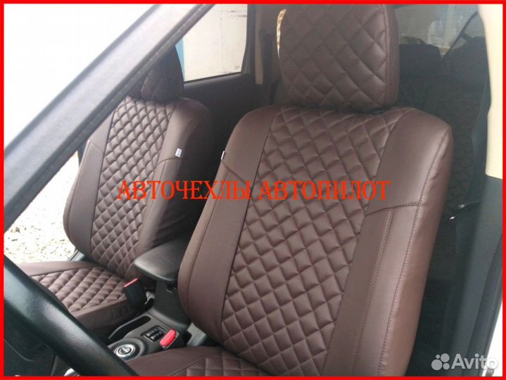 Чехлы Автопилот Mitsubishi Outlander 3 из экокожи