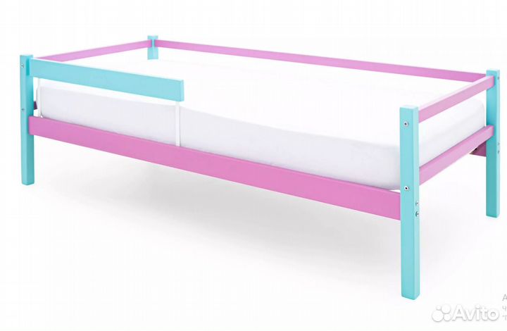 Кровать детская от 3 лет из массива сосны + матрас