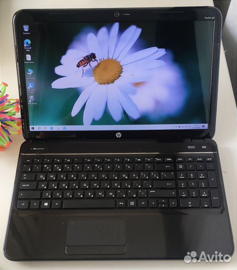 Ноутбук HP/4 ядра/ssd/новый аккум