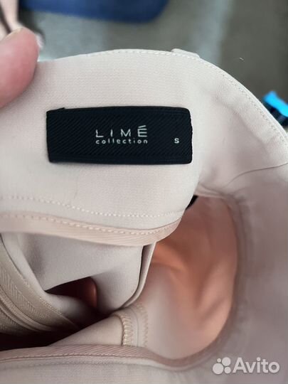 Юбка карандаш с разрезом Lime