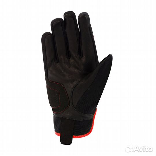 Motorradhandschuhe Bering Fletcher EVO Schwarz-Rot Черный