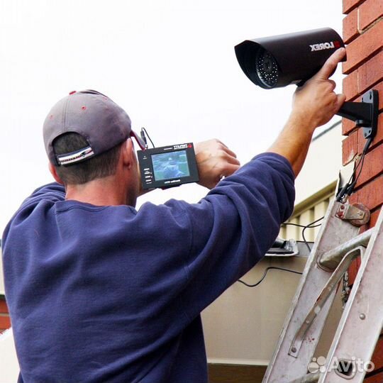 Установка видеонаблюдения, домофонии, скуд
