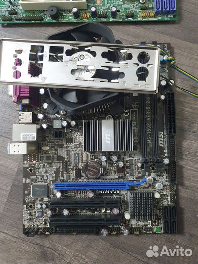 Материнки с процессором и куллером