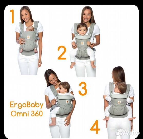 Эргорюкзак ergobaby omni 360