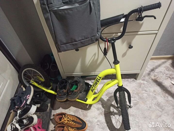 Самокат с большими колесами, внедорожник