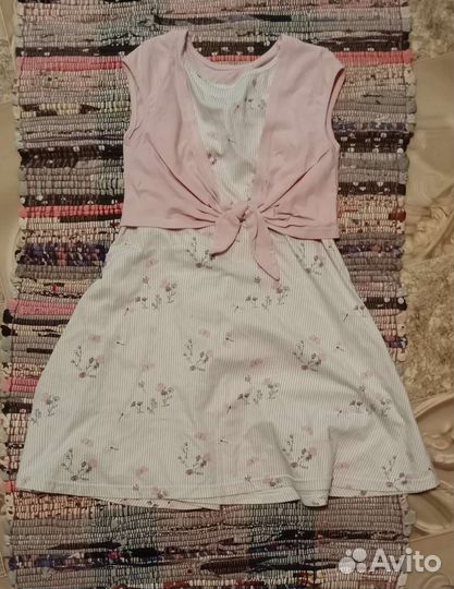 Вещи пакетом на девочку 116 122 128