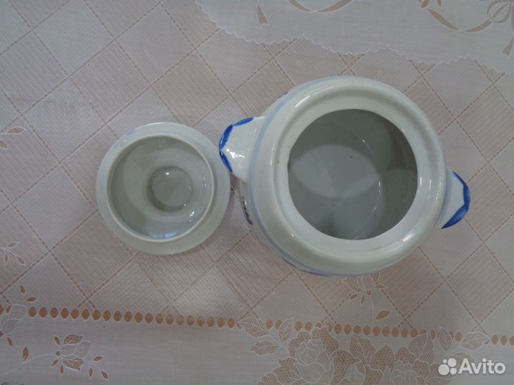 Горшок для запекания Гжель