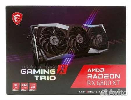 Видеокарта MSI Radeon RX 6800 XT gaming X trio 16G