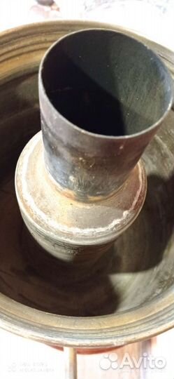 Самовар угольный жаровой банка 7л Артель Прогрес