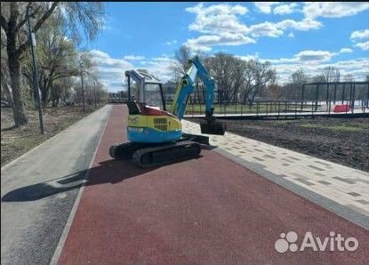 Аренда спецтехники, услуги мини-экскаватора