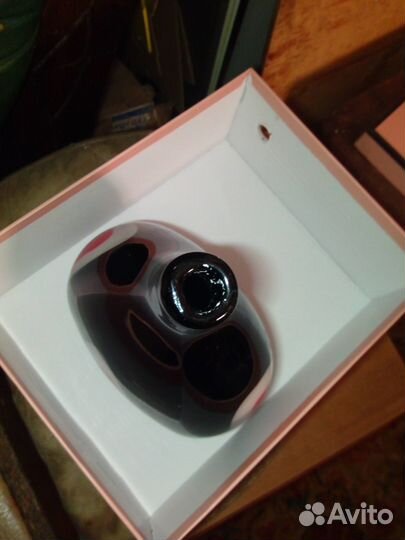 Ваза интерьерная из толстого стекла 1кг