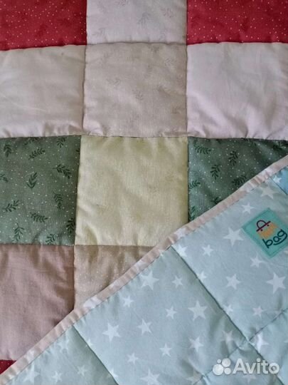 Лоскутное одеяло/плед стеганое хлопок