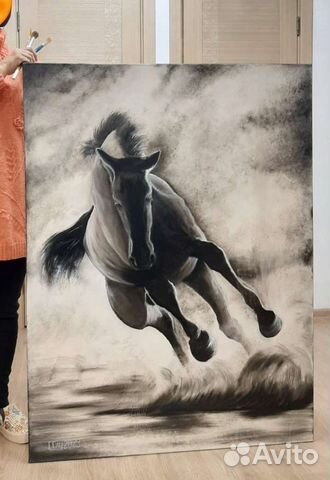 Картина маслом на холсте большая