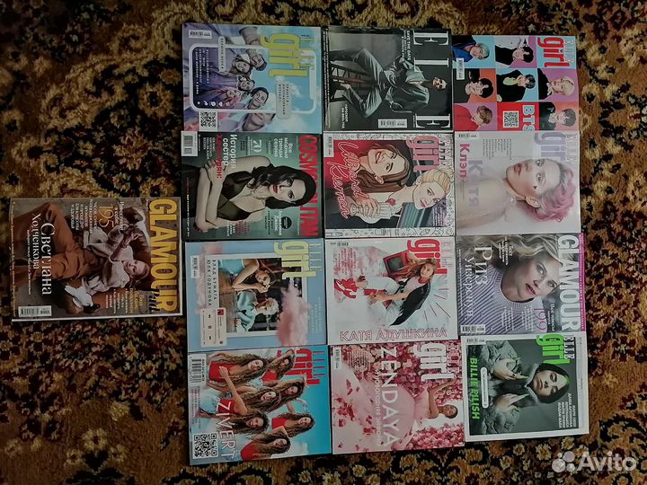 Глянцевые журналы Elle girl/Elle/Glamour