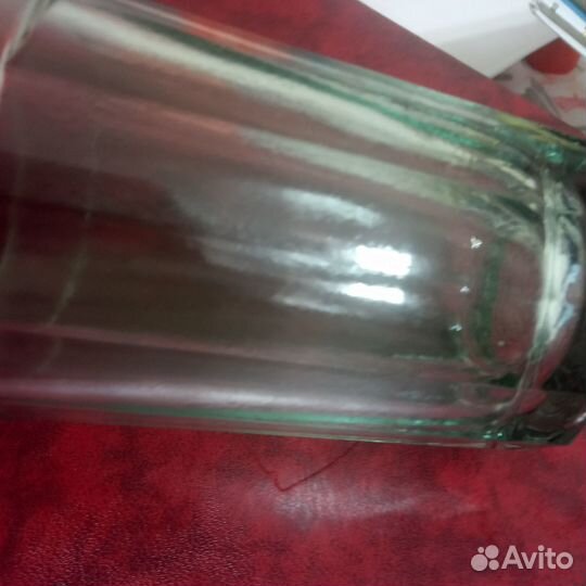 Стакан зелёный гранёный СССР 14граней