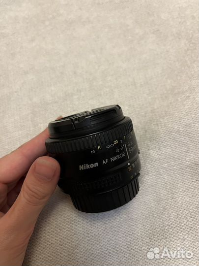 Объектив Nikon Nikkor AF 50mm 1:1.8D