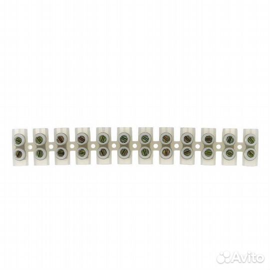 Колодка клеммная 10кв.мм 10А полиэтилен PROxima EKF plc-KK-10-10