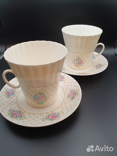 Кофейная пара лфз костяной фарфор