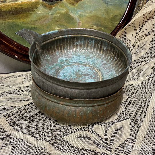 Старинные чаши для напитков. Ендовы медные