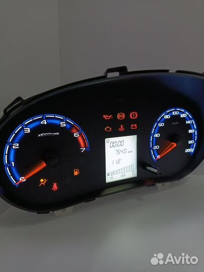 Шкала, щитка приборки granta,kalina 2,datsun ON DO