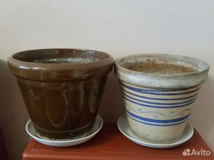 Керамические горшки для цветов