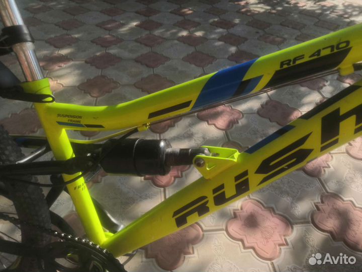 Горный велосипед Rush rf 470 двухподвес