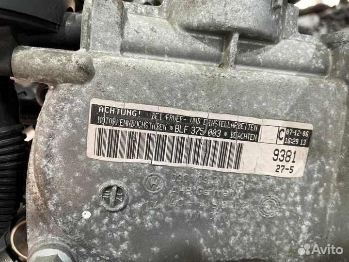 Двигатель Volkswagen Jetta 1.6 115лс BLF