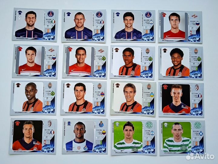 Наклейки panini Лига Чемпионов уефа 2012-2013