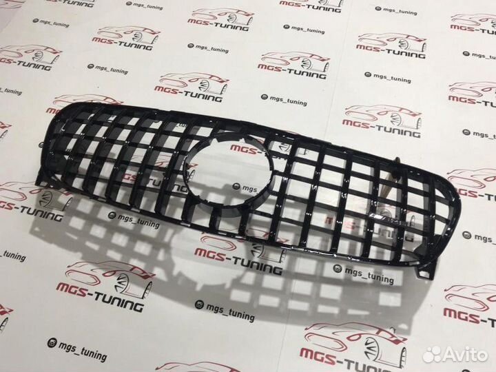 Решетка на Mercedes GLA GT Style Black 16-н.в AMG