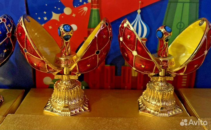 Коллекция Фаберже 8 Яиц Fifa. Чемпионат мира 2018