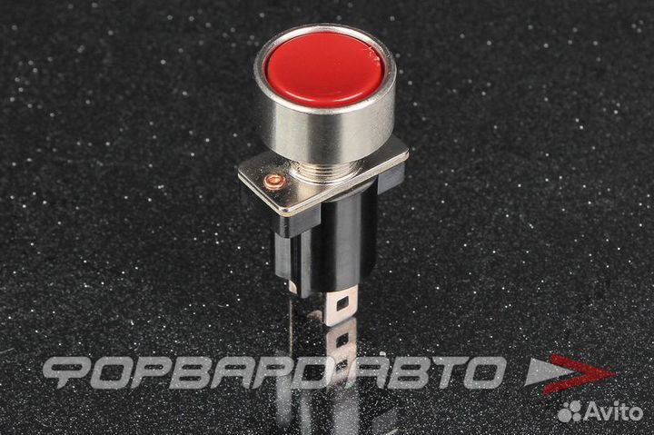 Кнопка 2 положения Off- (On), без фиксации, 2 контакта FE-A1212 racing electric Тайвань