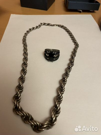Серебряный браслет мужской