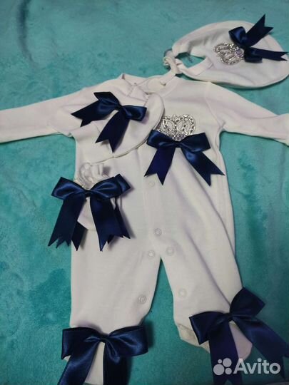 Новый комплект на выписку для мальчика