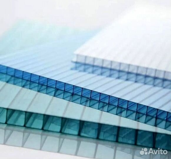 Сотовый поликарбонат прозрачный и цветной