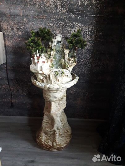 Камин и фонтан