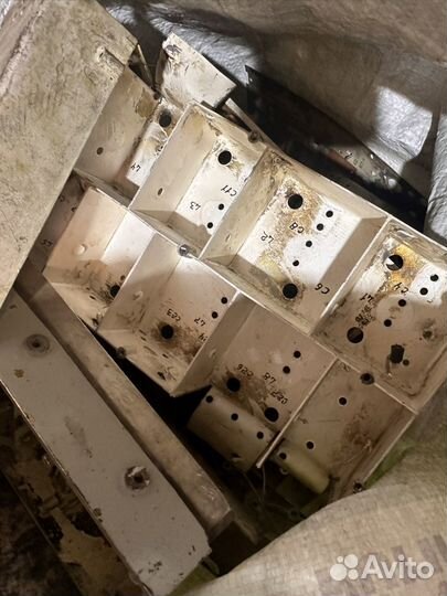 Латунь посеребрянная,корпуса