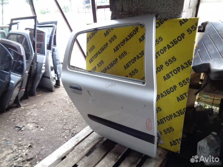 Дверь задняя правая Renault Symbol 1998-2008